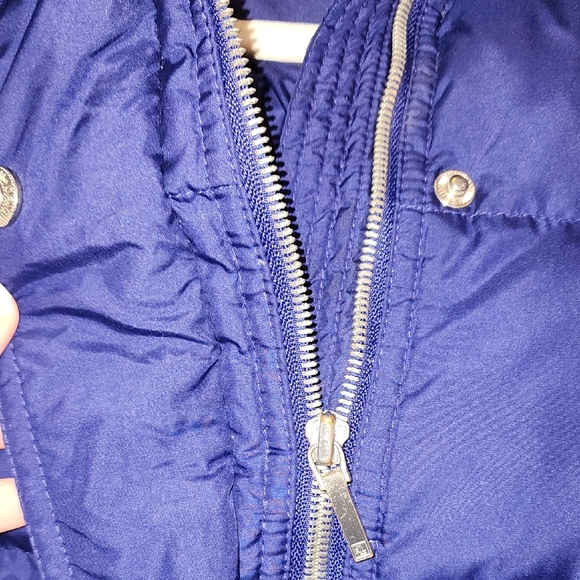 Lauren Ralph Lauren Deep Blue Puffer Jacket Size Large PTP 24in Length 26 In - Picture 8 of 9